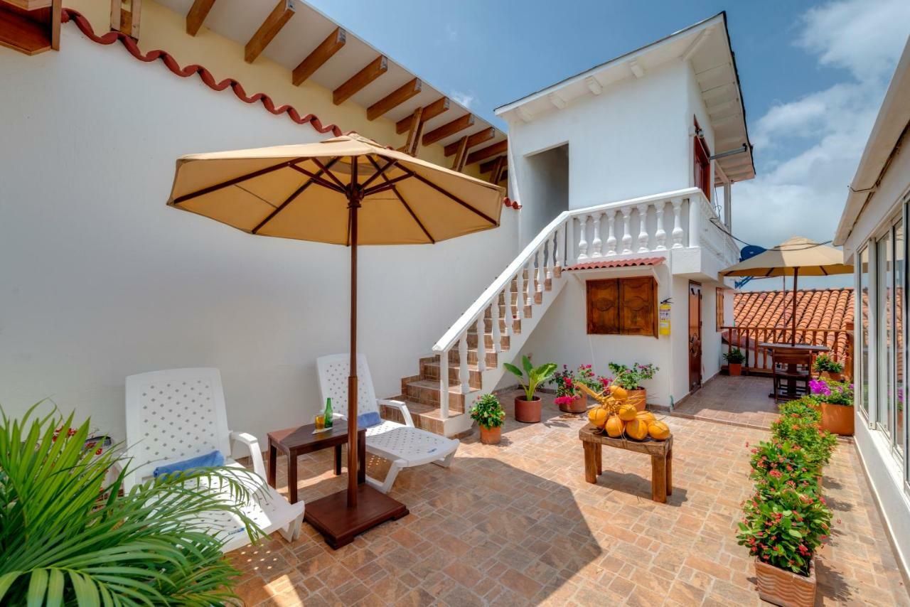 Casa Del Curato Otel Cartagena Dış mekan fotoğraf